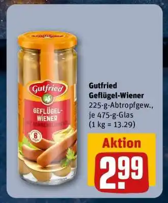 REWE GUTFRIED Geflügel-Wiener Angebot
