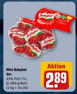 REWE Mini Babybel 9er Angebot