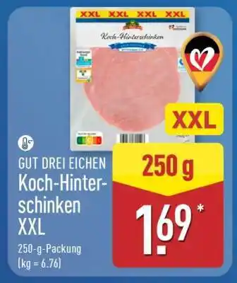 Aldi Nord GUT DREI EICHEN Koch-Hinterschinken XXL Angebot