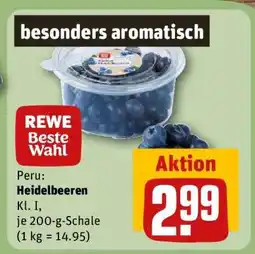 REWE Heidelbeeren Angebot