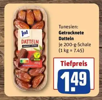 REWE Getrocknete Datteln Angebot