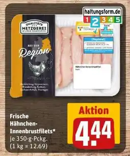 REWE Frische Hähnchen-Innenbrustfilets Angebot