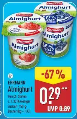 Aldi Nord EHRMANN Almighurt Angebot