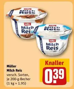 REWE müller Milch-Reis Angebot