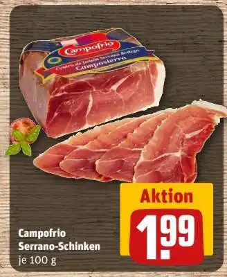 REWE Campofrio Serrano Schinken Angebot