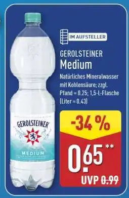 Aldi Nord GEROLSTEINER Medium Angebot