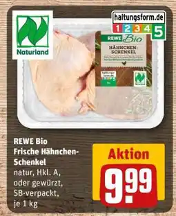 REWE REWE Bio Frische Hähnchen-Schenkel Angebot