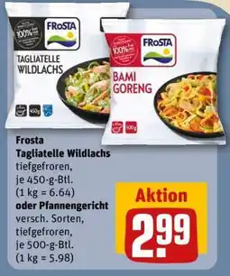REWE Frosta Tagliatelle Wildlachs Angebot