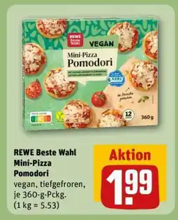 REWE REWE Beste Wahl Mini-Pizza Pomodori Angebot