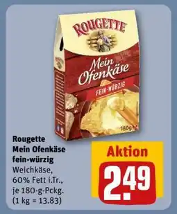 REWE Rougette Mein Ofenkäse fein-würzig Angebot