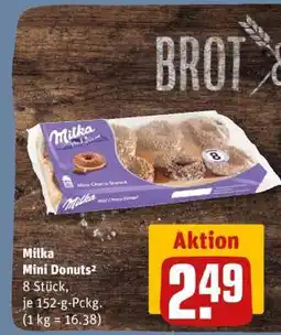 REWE Milka Mini Donuts² Angebot