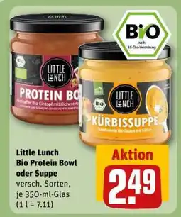 REWE Little Lunch Bio Protein Bowl oder Suppe Angebot