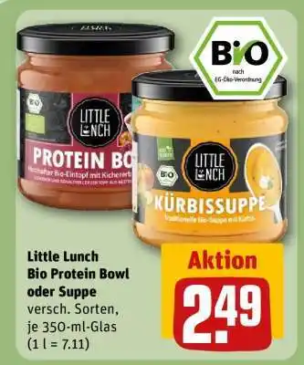 REWE Little Lunch Bio Protein Bowl oder Suppe Angebot