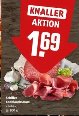 REWE Schiller Knoblauchsalami Zehe Angebot