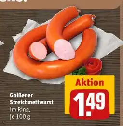 REWE Golßener Streichmettwurst Angebot