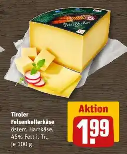 REWE Tiroler Felsenkellerkäse Angebot