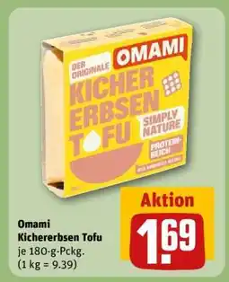 REWE Omami Kichererbsen Tofu Angebot