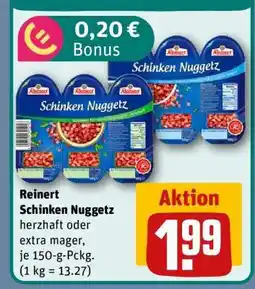 REWE Reinert Schinken Nuggetz Angebot