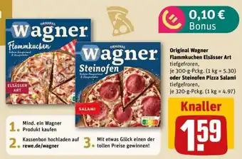 REWE Original Wagner Flammkuchen Elsässer Art Angebot