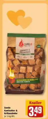 REWE Zarelo Kaminofen-/ Grillanzünder Angebot