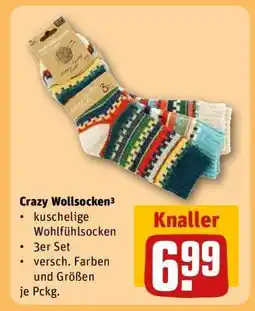 REWE Crazy Wollsocken³ Angebot