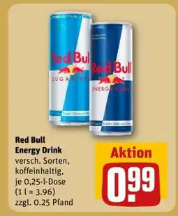REWE Red Bull Energy Drink Angebot