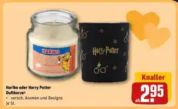 REWE Haribo oder Harry Potter Duftkerze Angebot