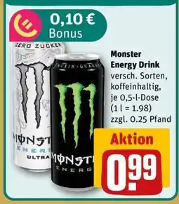 REWE Monster energy drink Angebot