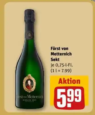 REWE FÜRST VON METTERNICH Sekt Angebot