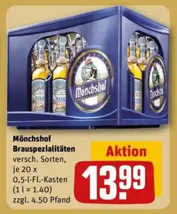 REWE Mönchshof Brauspezialitäten Angebot