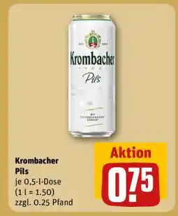 REWE Krombacher Pils Angebot