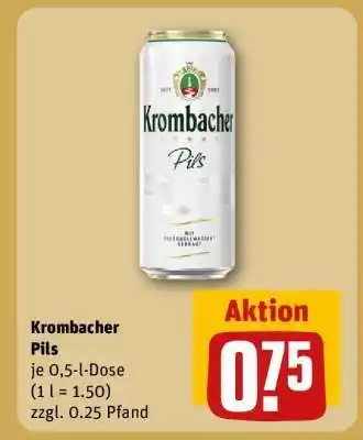 REWE Krombacher Pils Angebot