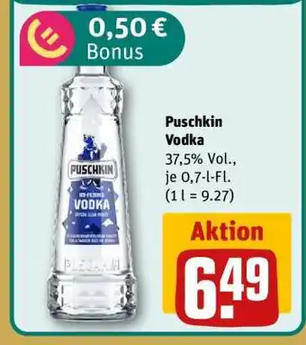 REWE Puschkin Vodka Angebot