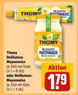 REWE Thomy Delikatess Mayonnaise Angebot