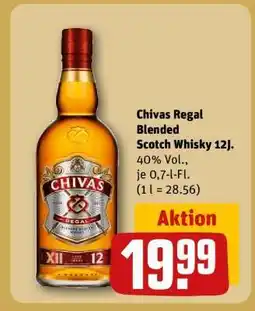 REWE Chivas Regal Blended Scotch Whisky 12J Angebot
