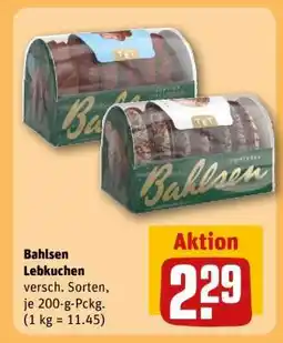 REWE Bahlsen Lebkuchen Angebot