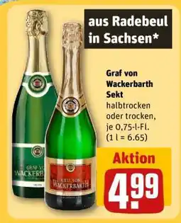REWE Graf von Wackerbarth Sekt Angebot