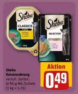 REWE SHEBA Katzennahrung Angebot