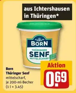 REWE BORN Thüringer Senf Angebot
