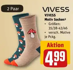 REWE VIVESS Motiv Socken Angebot