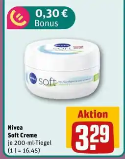 REWE NIVEA Soft/Creme Angebot