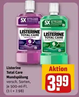 REWE Listerine Total Care Mundspülung Angebot