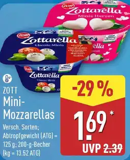 Aldi Nord ZOTT Mini- Mozzarellas Angebot