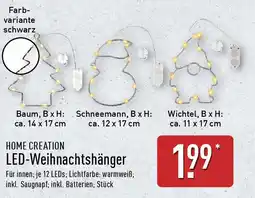 Aldi Nord HOME CREATION LED-Weihnachtshänger Angebot
