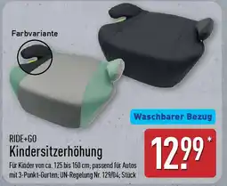 Aldi Nord RIDE+GO Kindersitzerhöhung Angebot