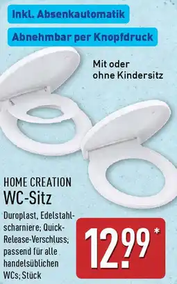 Aldi Nord HOME CREATION WC-Sitz Angebot
