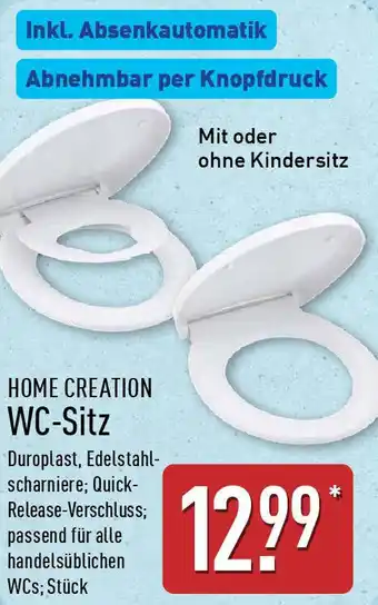 Aldi Nord HOME CREATION WC-Sitz Angebot