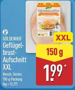 Aldi Nord GÜLDENHOF Geflügel- brust- Aufschnitt XXL Angebot
