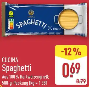 Aldi Nord CUCINA Spaghetti Angebot