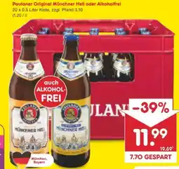 Netto Marken-Discount Paulaner Original Münchner Hell Angebot
